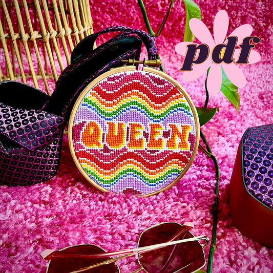 Queen Cross Stitch Pattern Download